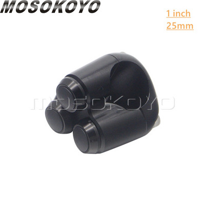 Univerzálny 1" 7/8" 22 mm 25 mm motocyklový rukoväťový 4-tlačidlový hliníkový spínač na riadidlách pre Harley Chopper Bobber Cafe Racer M-spínače