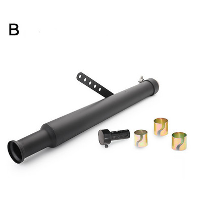 Univerzalni Chrome Vintage prigušivač motocikla Ispušna cijev stražnje cijevi Prigušivač ispušne cijevi Prigušivač za Harley Cruise Prince Ranger Modi