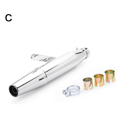 Univerzalni Chrome Vintage prigušivač motocikla Ispušna cijev stražnje cijevi Prigušivač ispušne cijevi Prigušivač za Harley Cruise Prince Ranger Modi