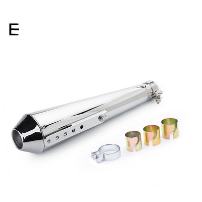 Univerzalni Chrome Vintage prigušivač motocikla Ispušna cijev stražnje cijevi Prigušivač ispušne cijevi Prigušivač za Harley Cruise Prince Ranger Modi