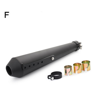 Univerzalni Chrome Vintage prigušivač motocikla Ispušna cijev stražnje cijevi Prigušivač ispušne cijevi Prigušivač za Harley Cruise Prince Ranger Modi