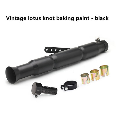 Univerzalni Chrome Vintage prigušivač motocikla Ispušna cijev stražnje cijevi Prigušivač ispušne cijevi Prigušivač za Harley Cruise Prince Ranger Modi