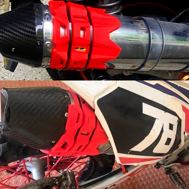 Motorkerékpár hangtompító kerek, ovális kipufogóvédő védőburkolat a KTM EXC-F EXC SX-F 450 350 530 525 500-hoz