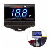 Motocikl KOSO voltmetar mjerač napona alarm DC12V digitalni za Yamaha MT07 MT09 FZ07 FZ09 Honda Kawasaki KTM DUKE LED mjerač