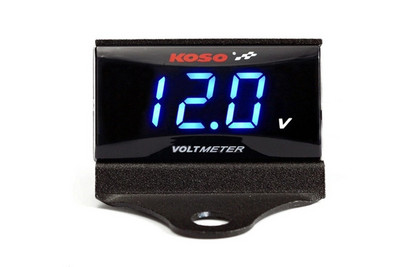 Motocikl KOSO voltmetar mjerač napona alarm DC12V digitalni za Yamaha MT07 MT09 FZ07 FZ09 Honda Kawasaki KTM DUKE LED mjerač