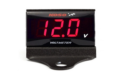Motocikl KOSO voltmetar mjerač napona alarm DC12V digitalni za Yamaha MT07 MT09 FZ07 FZ09 Honda Kawasaki KTM DUKE LED mjerač
