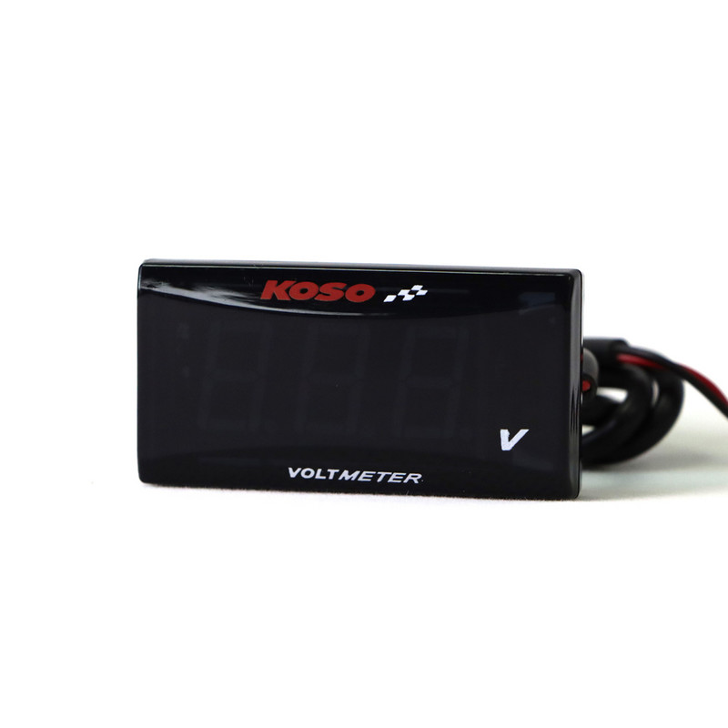 Motocikl KOSO voltmetar mjerač napona alarm DC12V digitalni za Yamaha MT07 MT09 FZ07 FZ09 Honda Kawasaki KTM DUKE LED mjerač