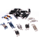 Doprava zdarma 2 ks univerzálnych pružinových hákov na výfuk motocykla z nehrdzavejúcej ocele, príslušenstvo pre výfuk Akrapovic Yoshimura.