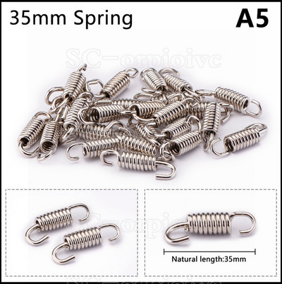 Doprava zdarma 2 ks univerzálnych pružinových hákov na výfuk motocykla z nehrdzavejúcej ocele, príslušenstvo pre výfuk Akrapovic Yoshimura.