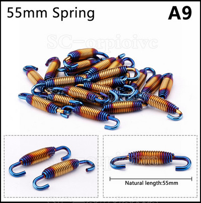 Doprava zdarma 2 ks univerzálnych pružinových hákov na výfuk motocykla z nehrdzavejúcej ocele, príslušenstvo pre výfuk Akrapovic Yoshimura.