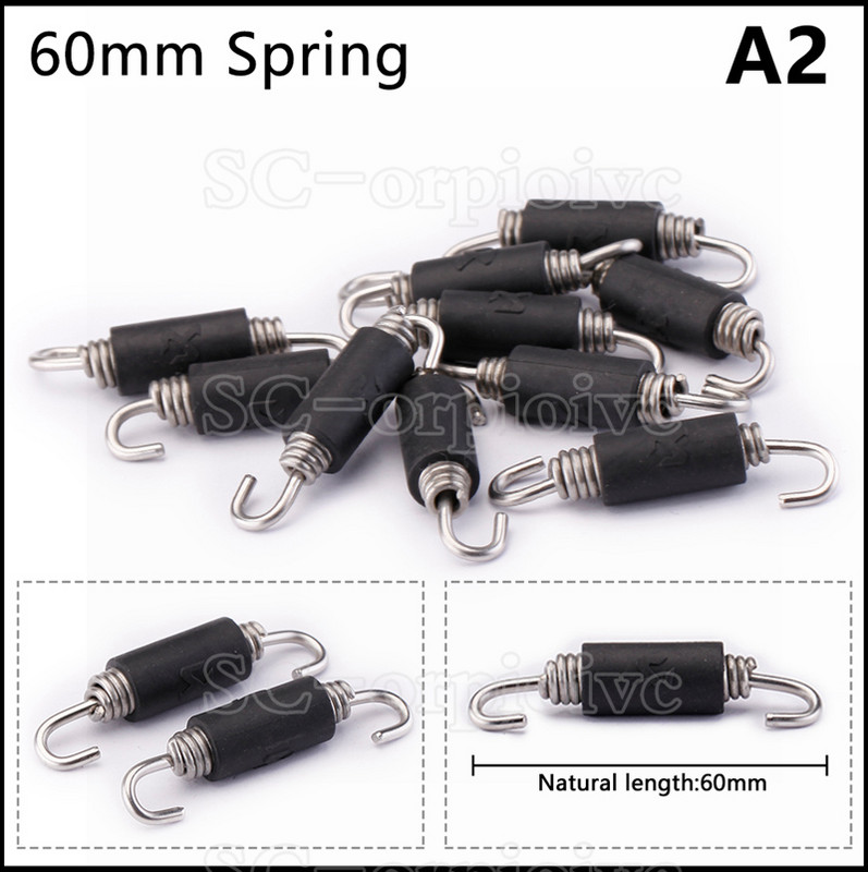 Doprava zdarma 2 ks univerzálnych pružinových hákov na výfuk motocykla z nehrdzavejúcej ocele, príslušenstvo pre výfuk Akrapovic Yoshimura.