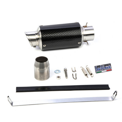 Univerzálny motocyklový výfukový systém s nasúvacím 51 mm uhlíkovým vláknom, tlmič výfuku Escape Moto s označením E pre Honda CBR650R GSR600 Z900 R15