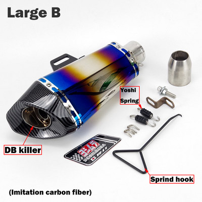 Univerzális motorkerékpár kipufogódob Yoshimura Exhaust DB Killer Escape-hez Yamaha R1 R3 FZ1-hez Kawasaki Ninja400 Z250 Z900-hoz