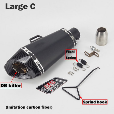 Univerzális motorkerékpár kipufogódob Yoshimura Exhaust DB Killer Escape-hez Yamaha R1 R3 FZ1-hez Kawasaki Ninja400 Z250 Z900-hoz