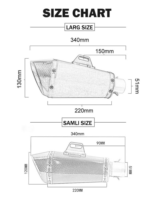 Univerzális motorkerékpár kipufogódob Yoshimura Exhaust DB Killer Escape-hez Yamaha R1 R3 FZ1-hez Kawasaki Ninja400 Z250 Z900-hoz