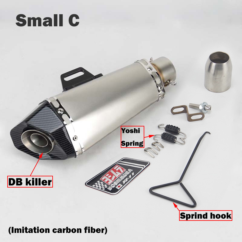 Univerzális motorkerékpár kipufogódob Yoshimura Exhaust DB Killer Escape-hez Yamaha R1 R3 FZ1-hez Kawasaki Ninja400 Z250 Z900-hoz