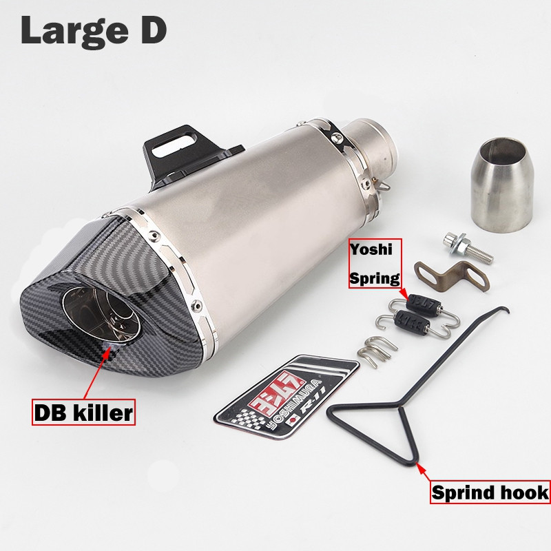 Univerzális motorkerékpár kipufogódob Yoshimura Exhaust DB Killer Escape-hez Yamaha R1 R3 FZ1-hez Kawasaki Ninja400 Z250 Z900-hoz