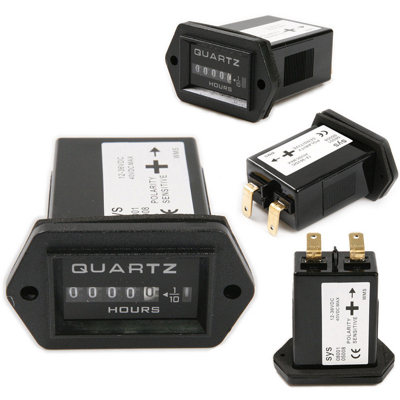 DC12-36V generátor zárt digitális motor üzemóra számláló csónak teherautó vontató autó tengeri