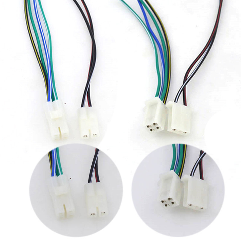 Motocikla aizdedzes spole CDI elektriskā kabeļa vadu spraudņa galva priekš GY6 50cc 125cc 150 ZJ125 motorollera ATV mopēdu daļas