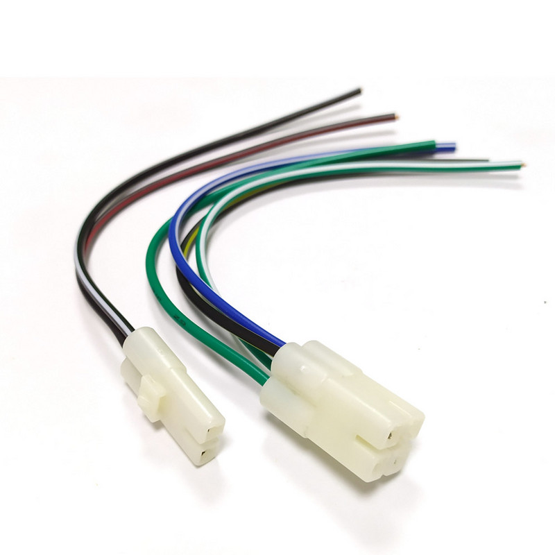 Motocikla aizdedzes spole CDI elektriskā kabeļa vadu spraudņa galva priekš GY6 50cc 125cc 150 ZJ125 motorollera ATV mopēdu daļas