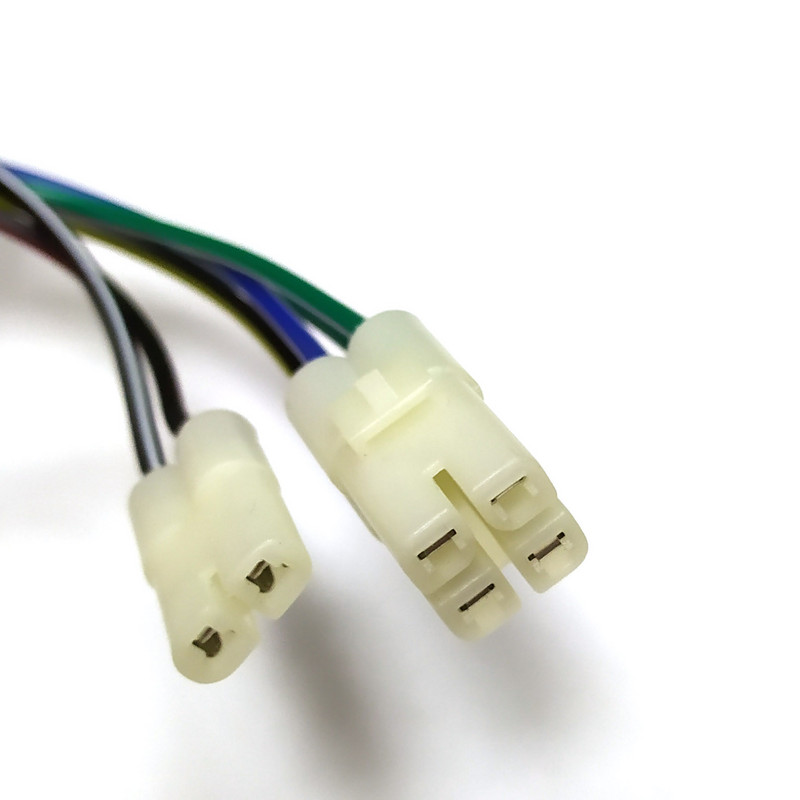 Motocikla aizdedzes spole CDI elektriskā kabeļa vadu spraudņa galva priekš GY6 50cc 125cc 150 ZJ125 motorollera ATV mopēdu daļas