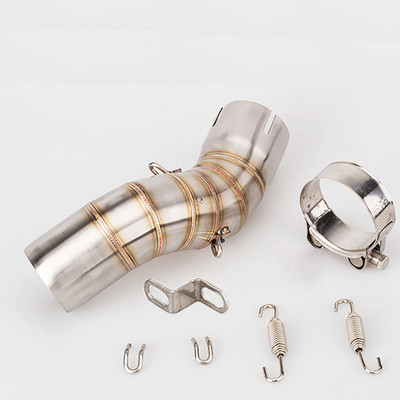 Tub de evacuare din mijloc pentru motocross, secțiune de alunecare pentru sistemul de evacuare Kawasaki Z900 Z 900 2017 2018 2019