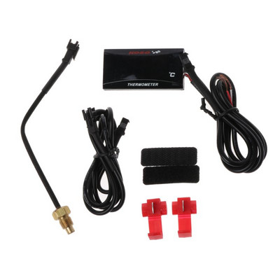 Universalus motociklo LCD skaitmeninis termometro prietaisas vandens temperatūros matuoklis KOSO lenktyniniam motoroleriui