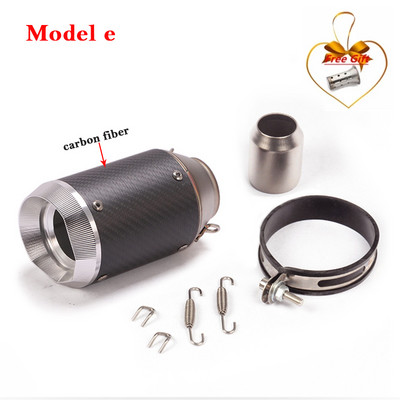 Univerzális, 51 mm-es motorkerékpár kipufogócső kilépő a Z900 MT09 CBR1000RR S1000RR R1 GSXR ATV Módosított Cabon Fiber hangtompítóhoz DB Killer