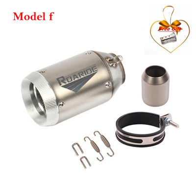 Univerzális, 51 mm-es motorkerékpár kipufogócső kilépő a Z900 MT09 CBR1000RR S1000RR R1 GSXR ATV Módosított Cabon Fiber hangtompítóhoz DB Killer