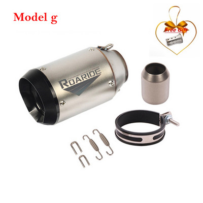 Univerzális, 51 mm-es motorkerékpár kipufogócső kilépő a Z900 MT09 CBR1000RR S1000RR R1 GSXR ATV Módosított Cabon Fiber hangtompítóhoz DB Killer