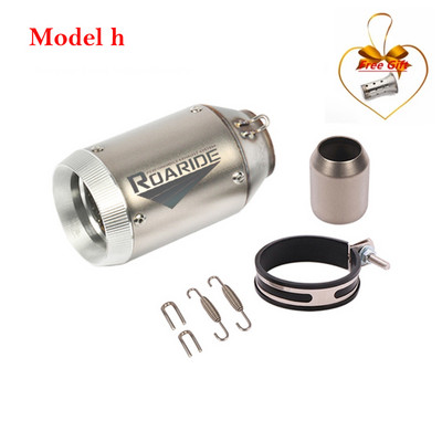 Univerzális, 51 mm-es motorkerékpár kipufogócső kilépő a Z900 MT09 CBR1000RR S1000RR R1 GSXR ATV Módosított Cabon Fiber hangtompítóhoz DB Killer