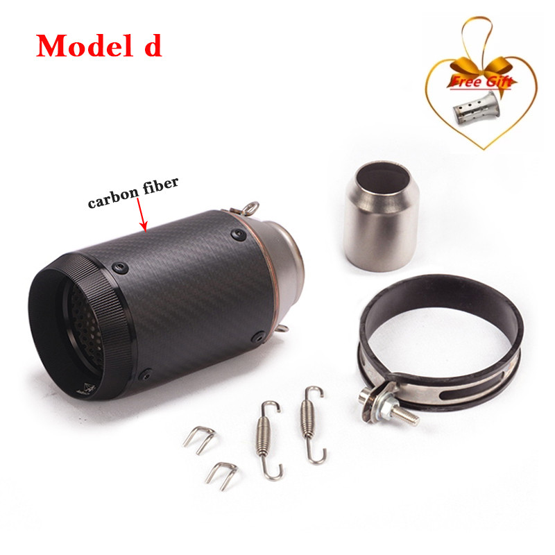 Univerzális, 51 mm-es motorkerékpár kipufogócső kilépő a Z900 MT09 CBR1000RR S1000RR R1 GSXR ATV Módosított Cabon Fiber hangtompítóhoz DB Killer