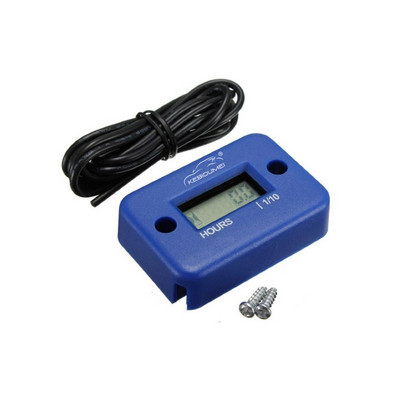 Contor digital de oră Indicator pentru motor Contor de oră Afișaj LCD inductiv pentru bicicletă Motocicletă ATV Barcă Motor pe benzină