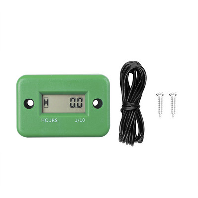 Contor digital de oră Indicator pentru motor Contor de oră Afișaj LCD inductiv pentru bicicletă Motocicletă ATV Barcă Motor pe benzină