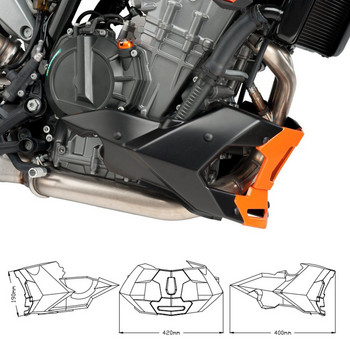 Мотоциклет Преден спойлер на двигателя Защитен капак за 790 DUKE 790duke 2018 2019 2020 2021 890 DUKE R 890duke R 2020-2021