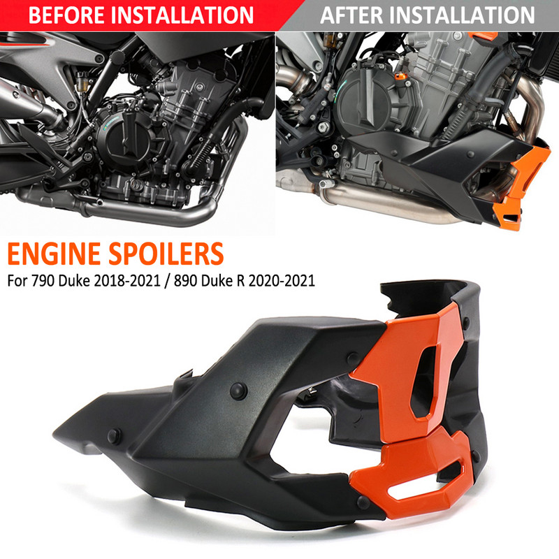 Ochranný kryt predného spojlera motora pre motocykel 790 DUKE 790duke 2018 2019 2020 2021 890 DUKE R 890duke R 2020-2021