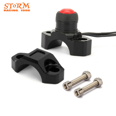 CNC Universal Stop Start Kill Switch button με περιστρεφόμενη ράβδο σφιγκτήρα για KTM HONDA YAMAHA YZF WRF CRF EXC XCF 125 250