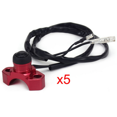 CNC Universal Stop Start Kill Switch button με περιστρεφόμενη ράβδο σφιγκτήρα για KTM HONDA YAMAHA YZF WRF CRF EXC XCF 125 250
