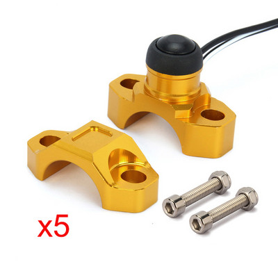 CNC Universal Stop Start Kill Switch button με περιστρεφόμενη ράβδο σφιγκτήρα για KTM HONDA YAMAHA YZF WRF CRF EXC XCF 125 250