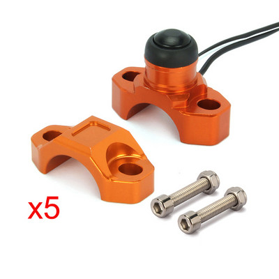 CNC Universal Stop Start Kill Switch button με περιστρεφόμενη ράβδο σφιγκτήρα για KTM HONDA YAMAHA YZF WRF CRF EXC XCF 125 250