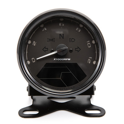 Универсален механичен мотоциклет LCD цифров одометър Тахометър Скоростомер Габарит Многофункционален за Cafe Racer 2 - 4 цилиндъра