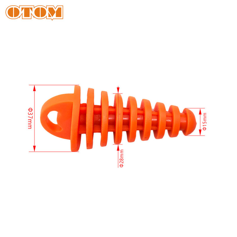 OTOM Motocyklová malá zátka tlmiča výfuku, gumová zátka, chránič potrubia pre ATV, UTV, KTM, YAMAHA, HONDA, KAWASAKI, SUZUKI, motokros