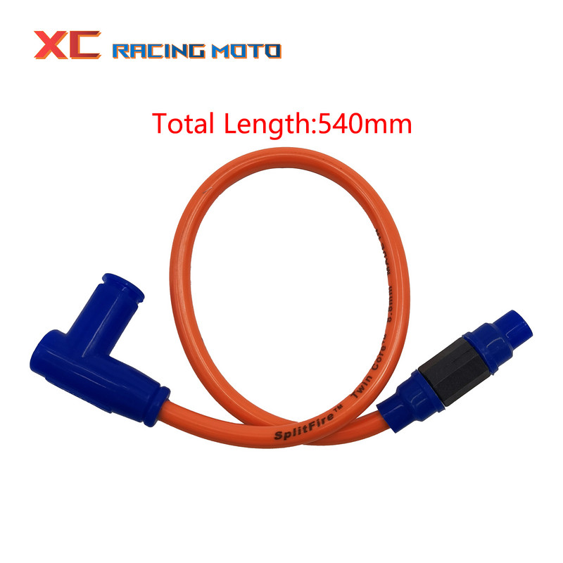 8,8 mm dviejų branduolių lenktynių maitinimo kabelio uždegimo ritė, skirta keturračių motociklų keturračiui „Honda Yamaha Suzuki Kawasaki EXC Motocross“