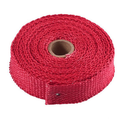 1,5 mm * 25 mm * 5 m-es kipufogófűtő tekercscső éghetetlen turbó hővédő szalag 4 rozsdamentes acél cipzárral autómotorokhoz