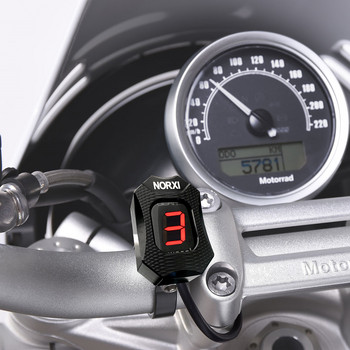 Мотоциклетен индикатор за скорости за Kawasaki ER6N V650 Ninja 300 Z1000SX Moto Gear Display Ecu Direct Mount 6 Level Display Скоростомер