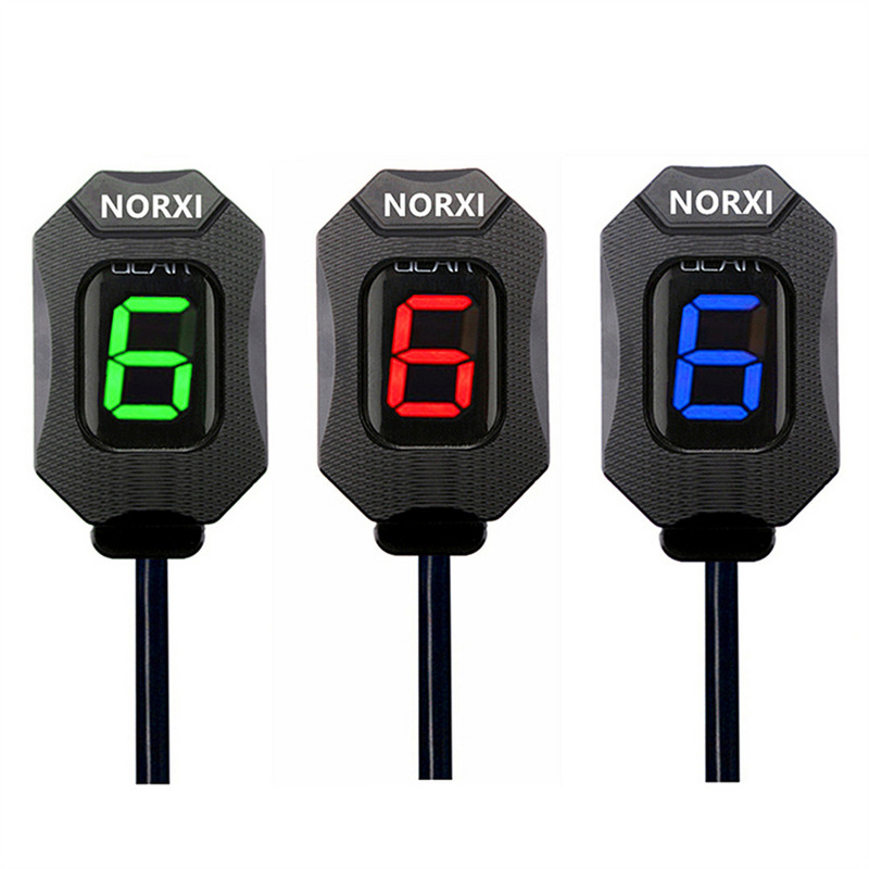 Мотоциклетен индикатор за скорости за Kawasaki ER6N V650 Ninja 300 Z1000SX Moto Gear Display Ecu Direct Mount 6 Level Display Скоростомер