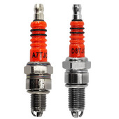 Μπουζί 3 ηλεκτροδίων A7TC A7TJC D8TC D8TJC για GY6 50cc 125cc 150cc 175cc 200cc Dirt Bike Moped Scooter ATV Go Kart Μοτοσικλέτα