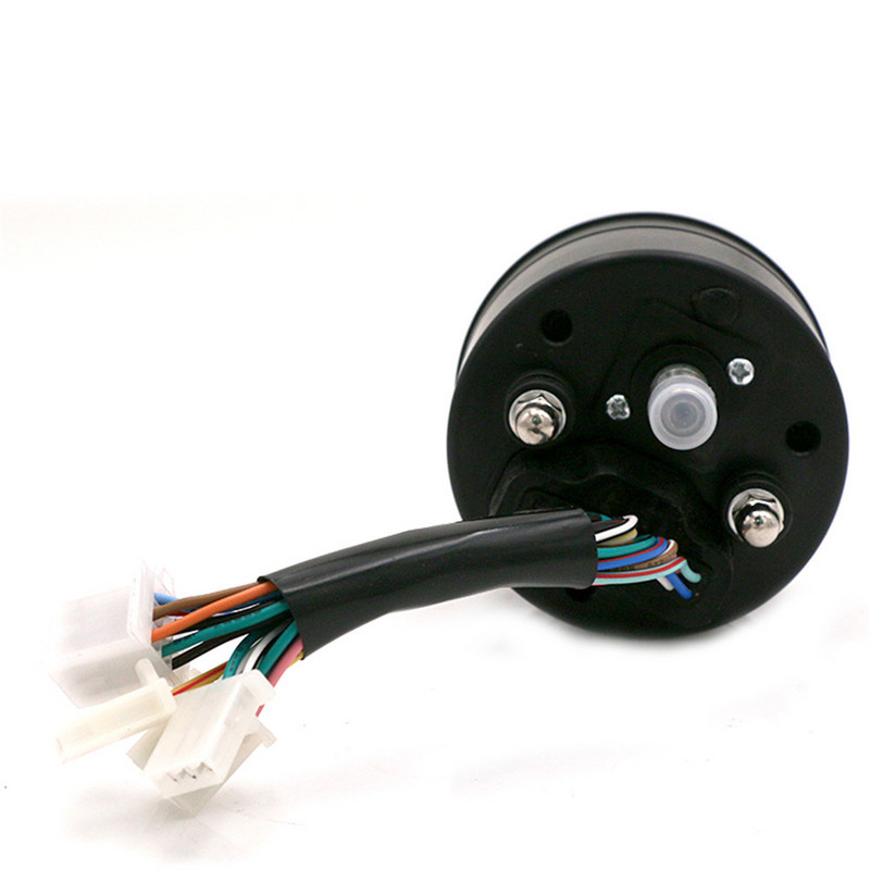 Univerzálny motocyklový LCD digitálny počítadlo kilometrov, tachometer, rýchlomer, vodotesný multifunkčný ukazovateľ pre Cafe Racer 2 - 4 valce