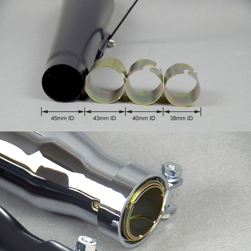 Универсален ауспух за мотоциклети Retro Vintage Classic Escap Moto галванично покритие за cg125 sr400 cb500 vt500 CM300 500 Cafe