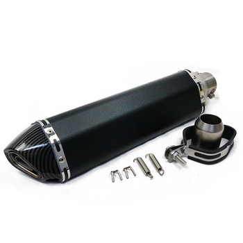 Σωλήνας εξάτμισης 470mm Long Motorcycle 51MM With Muffler Moto Bike Pot Escape For Dukati 696 848 tmax 500 530 crf 230 vespa nc750x